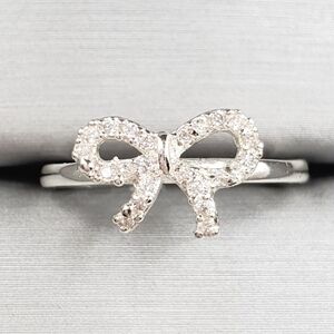 Silver Bow Ring